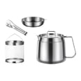 thumbnail image 2 of Lipstore Oil Strainer Pot Cooking Oil Keeper Multiuse Frying Basket Deep Fryer Set 1.5L, 2 of 8