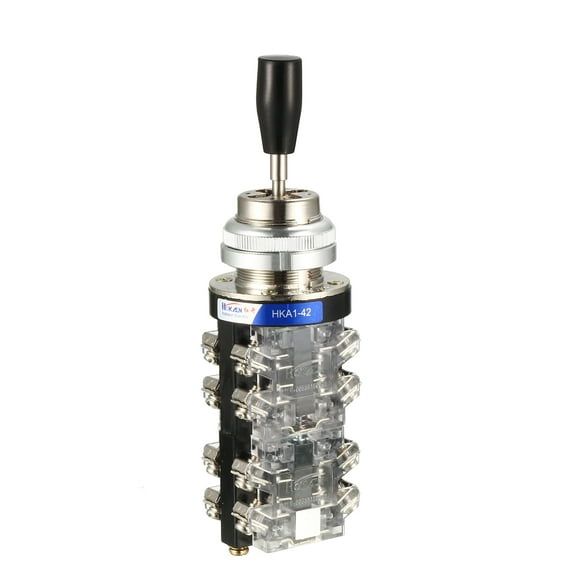 Uxcell Switch Controllers 4 Position 8NO Latching 150V/250V/600V 30mm Panel Mount HKA1-42