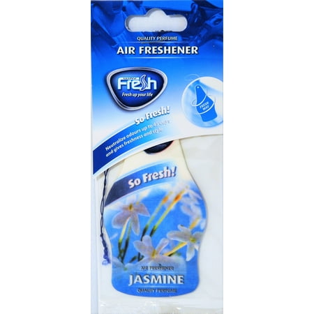 (3 pack) (3 Pack) Fresh Way DF08 - Dry So Fresh Car Air Freshener (Jasmine) 3 Pack