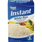 Great Value Instant White Rice, 28 oz