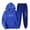 Blue, variant on active wear sets Women's Outfits Activewear Jogger Casual Tracksuit for women Hoodies Sweatshirt + Pants Sets Sports Wear Leisure Lounge Wear With Pocket