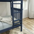 thumbnail image 4 of Plank+Beam Solid Wood Twin over Twin Bunk Bed with Ladder for Adults, No Box Spring Needed, 4 of 10