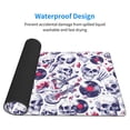 thumbnail image 3 of Xecao music Skull record mike for Waterproof Mouse Pad - Extended Contour Mouse Mat, Large Gaming Mousepad Laptop Keyboard Mat with Non-Slip Rubber Base, 3 of 8
