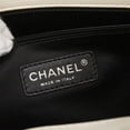 thumbnail image 5 of Pre-Owned Chanel Matelassé Chain Shoulder Bag, Lambskin, White/Black, Women's, 5 of 14