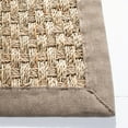 thumbnail image 4 of SAFAVIEH Natural Fiber Arbor Bordered Area Rug, Natural/Gray, 3' x 5' - Coastal Design, Natural & Grey, Seagrass, Ideal for Entryway, Kitchen, Living Room, Office, Bathroom, Bedside, 4 of 12