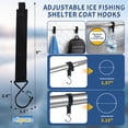 thumbnail image 4 of Kit de herramientas y adaptadores Ice Anchor Drill YIBOBO con estacas para tiendas de campaña, 4 of 8