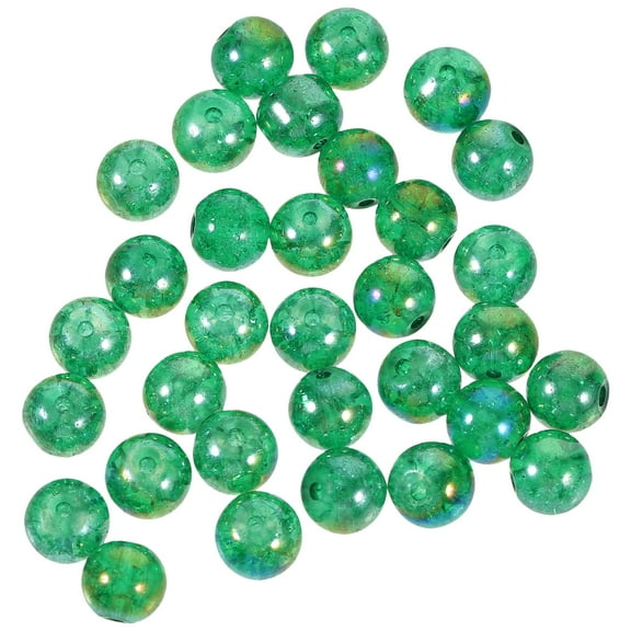 50 Pcs Aquarium Fish Tank Glass Beads Decor Rocks Plants Indoor Vase Fillers Ornament Stones