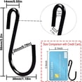 thumbnail image 2 of S Hooks for Hanging Clothes, Plants, S Hooks Heavy Duty, Black S Shaped Hooks, Small Metal Hook, 20 Pack, 2 of 5
