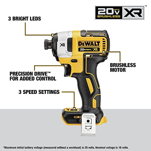 DEWALT 20V MAX XR Cordless Hammer Drill Driver and Impact Drive