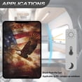 thumbnail image 5 of POLERO RV Door Window Shade Cover, Camper Sunshade Privacy Screen Window Cover, 17.3x26 inches，Travel Trailer Motorhome Sun Shade RV Accessories, USA Flag Eagle, 5 of 7