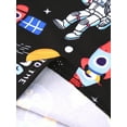 thumbnail image 4 of WIBACKER 3-12Years Kids Boys 2-Piece Pajamas Planet Astronaut Short Sleeve Cool Summer PJ Set Toddler Sleepwear, 4 of 13