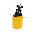thumbnail image 2 of CRILSTYLEO Double Jam Block Cowbell For Band Practice Rhythm Training Tool Yellow Plastic And Metal 1Set, 2 of 8