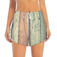 thumbnail image 4 of Lsque Hardwood Printed Women's Running Shorts with Liner Pockets,Elastic Quick Dry Workout Athletic Gym Yoga Shorts,Womens High Waist Shorts-Large, 4 of 9