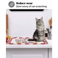 thumbnail image 6 of Large Induction Cooktop Protector Mat Colorful Letters Stove Top Covers for Electric Stove, Boho Summer Swimming Circles Red Plaid Decorative Stove Burner Cover Mats, Glass Top Stove Cover, 6 of 7