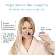 SinuPulse Elite Advanced Nasal Sinus Irrigation System with 60 Additional SinuAir Packets, Additional Replacement Sinus Irrigator Tip, and Bonus eBook by Dr. Robert S. Ivker