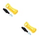 thumbnail image 3 of sweethay Estuche para altavoz Funda de silicona con correa Mosquetón Compatible con Bluetooth Bolsa de almacenamiento a prueba de golpes Manga Amarillo 2Conjunto, 3 of 6