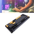 thumbnail image 1 of Clavier Mécanique, Clavier de Jeu Sans Fil, BT 2,4G USB‐C, Disposition 75 % Clavier Mécanique Sans Fil avec 98 Touches, Montage à Joint d'Échange à Chaud Rétroéclairé RVB pour Jeux, Saisie, 1 of 7