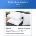thumbnail image 4 of Tkrady Throw Pillows Inserts 45x45cm, Set of 2 Square Form Cushion Stuffer for Couch, Sofa, Bed - Indoor Decorative Pillows Inserts - White, 4 of 6