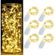 thumbnail image 1 of Cadena de luces Oakhaomie de 7 pies, impermeable, diseño de hada, 20 LED x6, color blanco cálido, 1 of 9