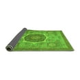 thumbnail image 2 of Ahgly Company Indoor Round Oriental Green Modern Area Rugs, 3' Round, 2 of 4