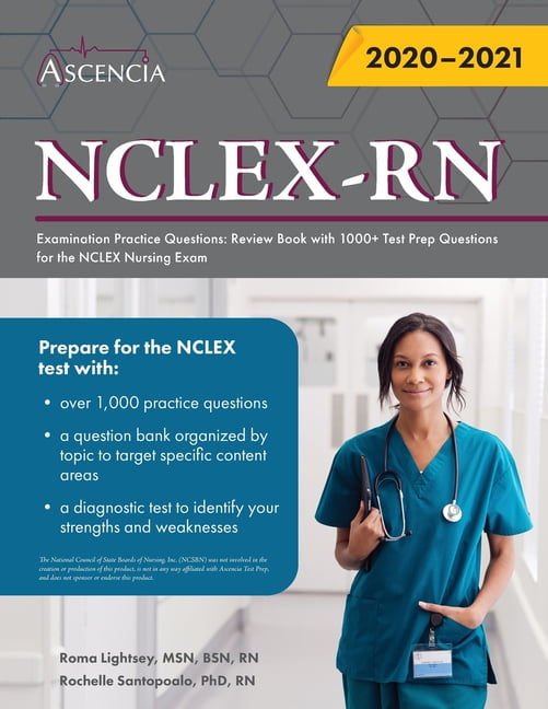 NCLEXRN Examination Practice Questions Review Book with 1000+ Test