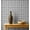 Black (Plain Vinyl), variant on S4Sassy Peel & Stick Vinyl Wallpaper, Urban Chic Striped Square Print Contact Paper Waterproof - Black, 25"x60", Removable Modern Wall Covering for Home Decor in Bedrooms & Living Areas