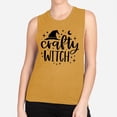 thumbnail image 2 of Crafty Witch Women's Muscle Tank X-Small Antique Gold, 2 of 5