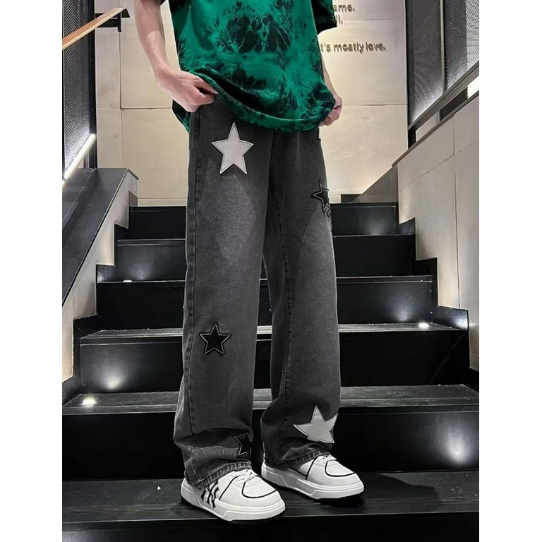 【jimwag】　Heart pocket denim pants BLACK ace0e95a-dac5-458e-954b-