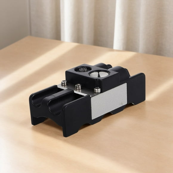 Moldeador de puntas de taco de billar, afilador de puntas de taco de billar, accesorios para tacos de billar (Negro)