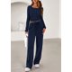 thumbnail image 2 of Conjunto Coordinado PRETTYGARDEN 2 Piezas Azul Marino XL para Lounge, 2 of 8