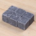 thumbnail image 1 of Batería de Cocina 6 uds. De piedras naturales para whisky, para beber cubitos de hielo, Bar, enfriador de vino, roca negra Tmvgtek Libre de BPA, 1 of 5