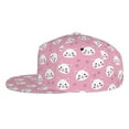 thumbnail image 3 of Fotbe Cute Cat Flat Bill Visor Cap Classic Snapback Hat Polyester Foam Trucker Hat Trucker Cap Adjustable Baseball Cap, 3 of 9