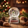 thumbnail image 5 of Fmbmuo Christmas Snow With Light Resin Glass Snowball Ornament Light Up Holiday Desktop Decor Xmas Gift For Kids Home Tabletop Decoration, 5 of 5
