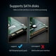 thumbnail image 3 of Carcasa para Disco Duro Externo HDD/SSD de 2,5 Pulgadas, USB 3.0 A , para Ordenador Portátil o de Escritorio, Transferencia de Datos de Alta Velocidad., 3 of 5