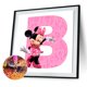 thumbnail image 2 of Cuadros Decorativos Kit de pintura de diamante 5D, letra B, ratón, taladro redondo completo, diamantes de imitación, pared DIY Sywqhk Nuevos Originales, 2 of 9