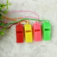 thumbnail image 4 of 10 silbatos de plástico para fiestas con cordón (color aleatorio), 4 of 8