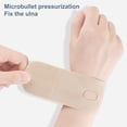 thumbnail image 2 of Ettsollp Compression Wrist Brace Super Soft Ultra-thin Breathable Wrist Brace for Carpal Tunnel Pain Relief Fastener Tape Closure High-quality Wrist Brace, 2 of 8