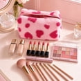 thumbnail image 4 of Cosmetic Bag with Zipper Pouch, Travel Makeup Organizer Case for Women, Portable Nylon Storage Bag for Beauty Products Jewelry Pencil Case Coins and Small Accessories Home Office Essentials, 4 of 7