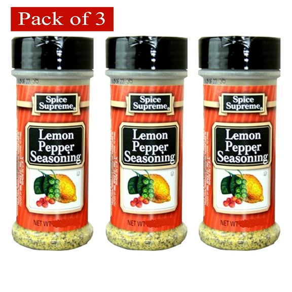 Spice Supreme Lemon Pepper 141g 380222 - Pack of 3