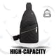thumbnail image 2 of Riñonera de moda informal, bolso bandolera, bolso de fitness sencillo, bolso práctico para viajes al aire libre, negro, 2 of 6