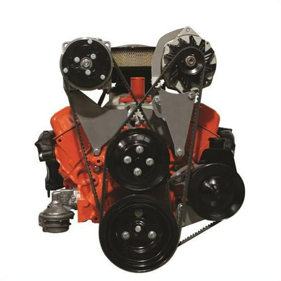 Vintage Air 15112-VCB Steel-eez Top-Mount Brckts Short Water Pump