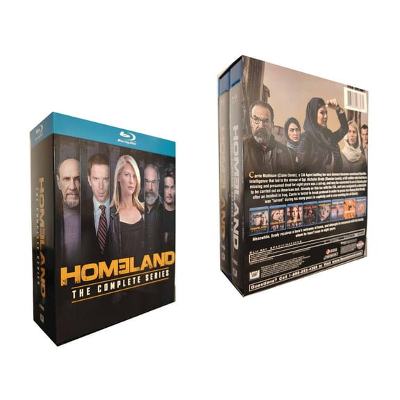 HOMELAND: The Complete Series Seasons 1-8 (BLU-RAY) TV Series, 16-disc, Box-set