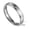 Silver, variant on 4mm Gold/Silver/Black Plating Bands Women's Titanium Steel Wedding Ring Size 5-9