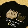 thumbnail image 2 of National Geographic "I Just Gotta Be Me" Cat cotton t-shirt, 2 of 5