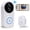 white, variant on WYRAVIO Doorbell Camera Wireless, WiFi Video Doorbell with Chime, 2 Way Audio, Smart Human Detection, Night Vision, Cloud Storage, Real Time Alert for Home (2.4 Ghz WiFi)