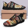 thumbnail image 4 of American Flag By Birth Plumber By Choice Running Shoes Sneakers Mesh Black Size 5, 4 of 5