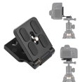 thumbnail image 1 of Foldable L-shaped Quick Release Plate Camera L Bracket Aluminum Alloy Vertical Horizontal Switching with 1/4 Inch Screw Replacement for Canon Nikon Sony DSLR Camera, 1 of 8