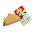 Melissa & Doug Fill & Fold Taco & Tortilla Set, 43 Pieces Sliceable