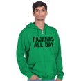 thumbnail image 2 of Pajamas All Day Slacker Lazy Zip Up Hoodie Men's Women's Brisco Brands L, 2 of 6