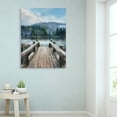 thumbnail image 4 of Mountain Lake by Studio Arts Canvas Art Print, 4 of 4